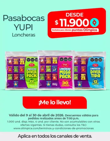 Offres Olímpica Colombie de 9 à 30 avril 2026 Promotions en cours