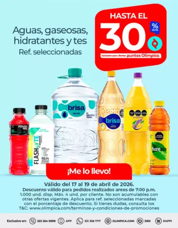 Offres Olímpica Colombie de 17 à 19 avril 2026 Offres spéciales attrayantes pour tous