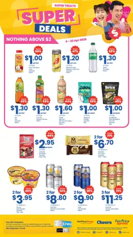 Offres Cheers Singapour de 9 à 22 avril 2026 Super deals