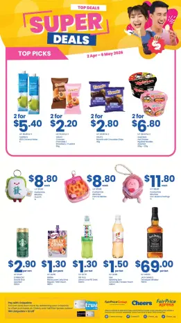 Offres Cheers Singapour de 2 avril à 6 mai 2026 Super deals
