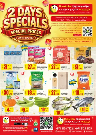Ofertas de Hipermercado Panda Katar de 20 a 21 abril 2026 Precios especiales