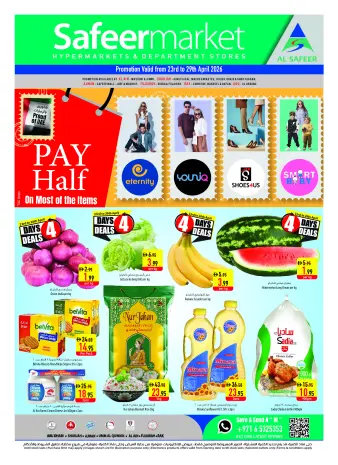 Safeer UAE offers from 23 to 29 April 2026 pay half offer