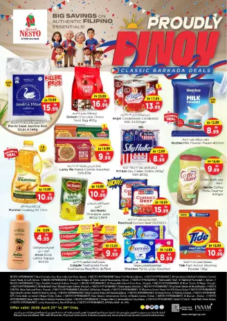 Ofertas de Nesto Hipermercados Emiratos Árabes Unidos de 23 a 29 abril 2026 ORGULLOSAMENTE OFERTAS DE PINOY