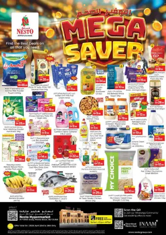 Mega ahorros en Nesto Hipermercados, sucursales Alfhydy, del 23 al 26 abril 2026