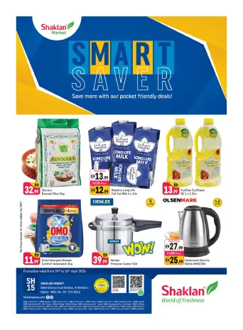 Shaklan UAE offers from 24 to 26 April 2026 Smart Savings