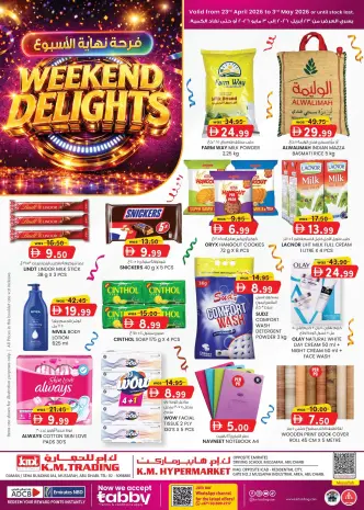 Km trading offers in Almsfh from 23 April to 3 May 2026 Weekend joy