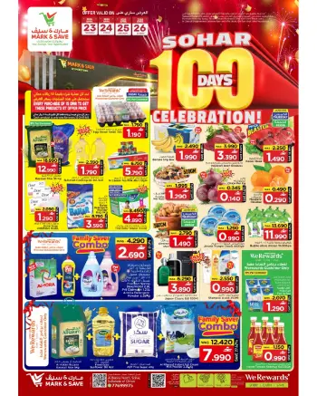 Ofertas de Mark & Save Sohar de 23 a 26 abril 2026 Días de celebración