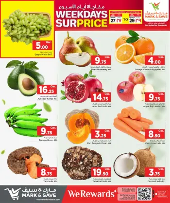 Offres Mark & Save Qatar de 27 à 29 avril 2026 Surprise en semaine