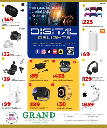 Grand & Al Rawabi Qatar offers from 29 April to 13 May 2026 Digital Delights
