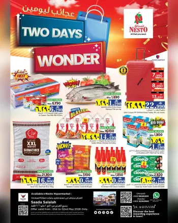 Ofertas de Nesto Salalah de 1 a 2 mayo 2026 Maravillas de Dos Días