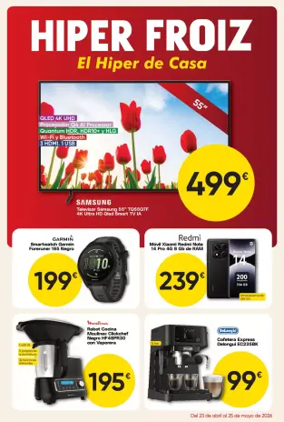 Ofertas de Froiz Hipermercados España de 28 abril a 25 mayo 2026 El Hiper De Casa
