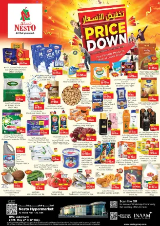 Ofertas de Nesto Al Ain de 4 a 6 mayo 2026 Mega Bajada de Precios