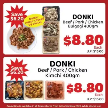 Don Don Donki Singapore offers from 1 to 31 May 2026 Great offer for bargain hunters