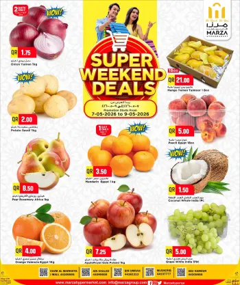 Offres Hypermarché Marza Qatar de 7 à 9 mai 2026 Offres du Super Week-end