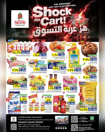 Ofertas de Nesto Salalah de 7 a 10 mayo 2026 Choquear el carro