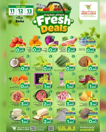 Ofertas de Mark & Save Barka de 11 a 13 mayo 2026 oferta fresca