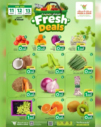 Ofertas de Mark & Save Alkhwd de 11 a 13 mayo 2026 oferta fresca