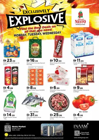 Ofertas de Nesto Arjan de 11 a 13 mayo 2026 EXCLUSIVAMENTE EXPLOSIVO