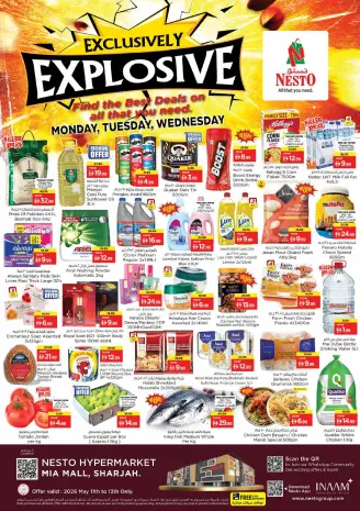 Ofertas de Nesto Centro comercial Mia de 11 a 13 mayo 2026 EXCLUSIVAMENTE EXPLOSIVO