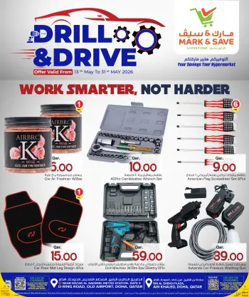 Offres Mark & Save Qatar de 13 à 31 mai 2026 Offres de forage et d'entraînement