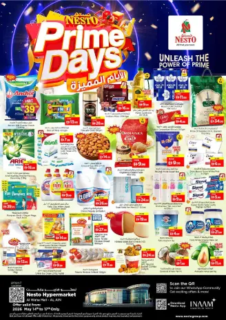 Ofertas de Nesto Al Ain de 14 a 17 mayo 2026 ofertas prime Days