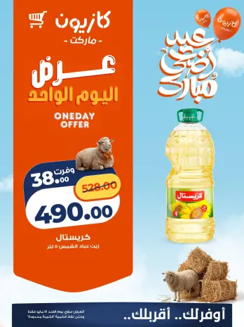 Kazyon Market Egypt offers Sunday 17 May 2026 One day offer