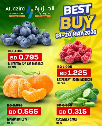 Al jazira supermarket Bahrain offers from 18 to 20 May 2026 Best Buy