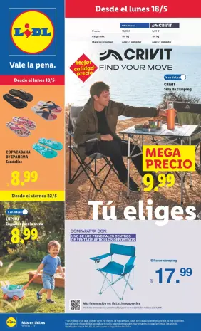 Ofertas de Lidl España de 18 a 24 mayo 2026 Ofertas de bazar