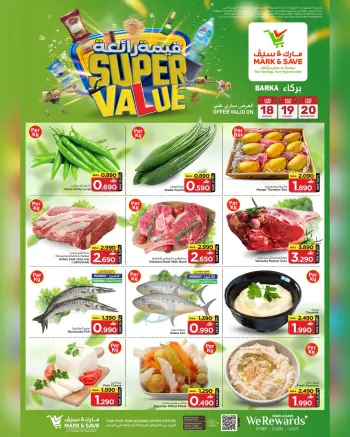 Ofertas de Mark & Save Barka de 18 a 20 mayo 2026 Grandes propuestas de valor