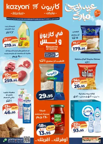 Kazyon Market Egypt offers from 19 to 25 May 2026 Tuesday offer