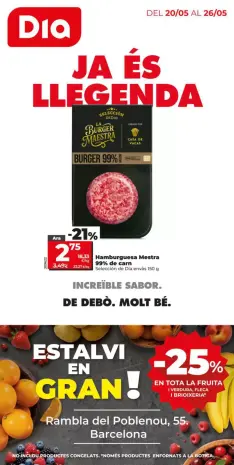 Ofertas de Dia España de 20 a 26 mayo 2026 Estalvi en Gran