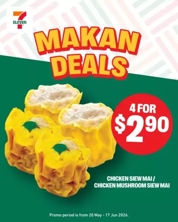 Ofertas de 7 Eleven Singapur de 20 mayo a 17 junio 2026 OFERTAS MAKAN