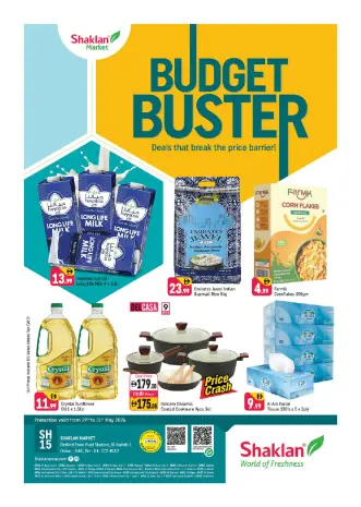 Shaklan UAE offers from 29 to 31 May 2026 Budget Buster