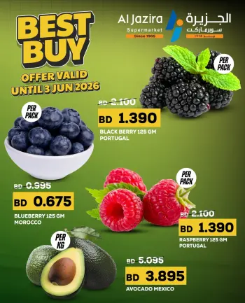 Al jazira supermarket Bahrain offers from 1 to 3 June 2026 Best Buy