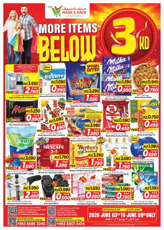 Ofertas de Mark & Save Fahaheel, Jlyb de 3 a 9 junio 2026 Más artículos por debajo de 3kd