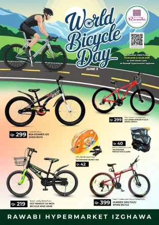 Offres Marchés de Rawabi Qatar de 3 à 4 juin 2026 Journée mondiale du vélo