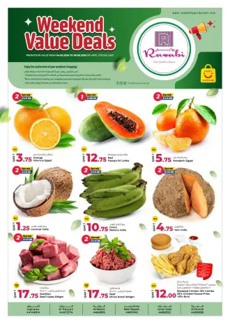 Offres Marchés de Rawabi Qatar de 4 à 6 juin 2026 Offres du week-end à prix avantageux