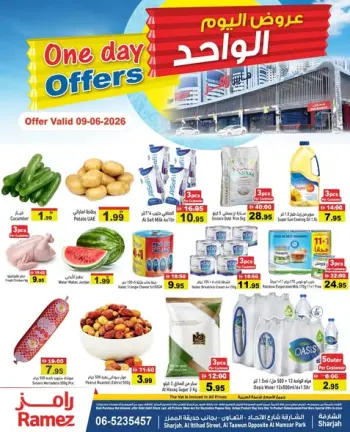 Offres Marchés Ramez Sharjah mardi 9 juin 2026 Offre d'un jour
