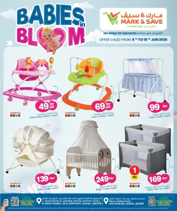 Mark & Save Qatar offers from 8 to 18 June 2026 Babies Bloom Offers