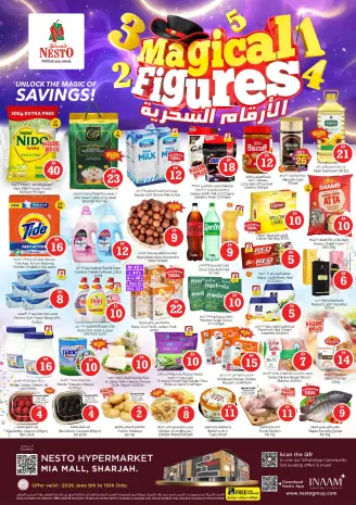 Ofertas de Nesto Centro comercial Mia de 8 a 10 junio 2026 Ofertas de números mágicos