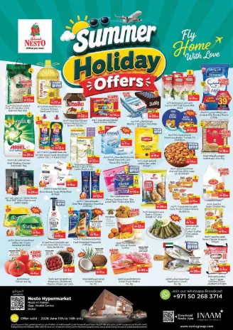 Ofertas de Nesto Nd Alhmr de 11 a 14 junio 2026 Ofertas de vacaciones de verano