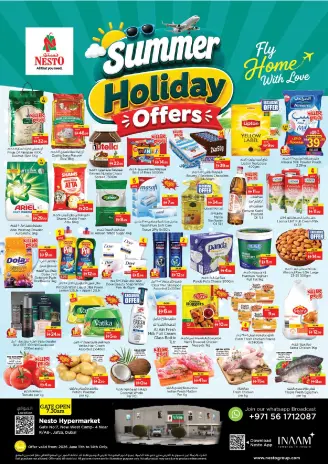 Ofertas de Nesto Jafza de 11 a 14 junio 2026 Ofertas de vacaciones de verano