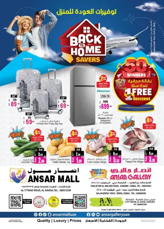 Ansar Mall & Gallery UAE offers from 12 to 25 June 2026 Back to Home offers