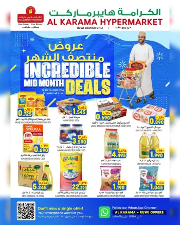 Al Karama Hypermarket offers in Rwy from 12 to 20 June 2026 Mid-Month Deals