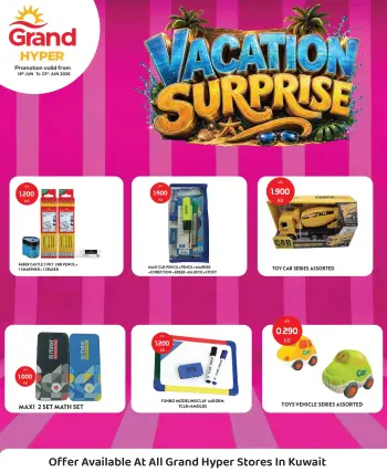 Ofertas de Grand hipermercado Kuwait de 18 a 23 junio 2026 Ofertas sorpresa de vacaciones
