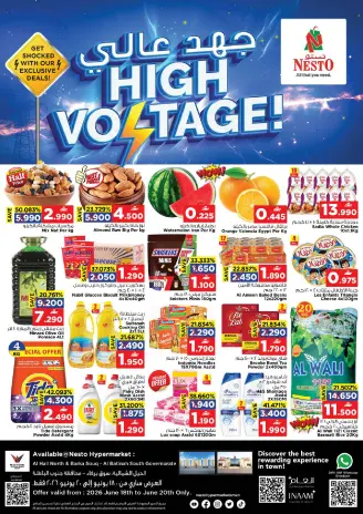 Nesto offers in Barka, Alhyl from 18 to 20 June 2026 High voltage offers