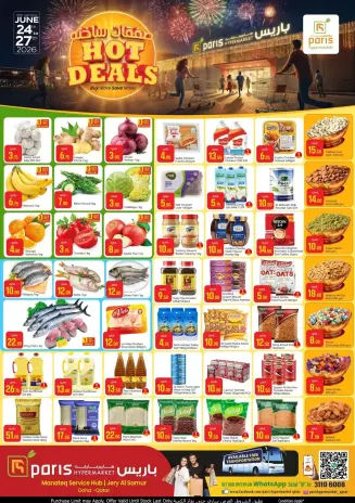 Paris Hypermarket offers in Jeri Al Samir from 24 to 27 June 2026 Hot Deals