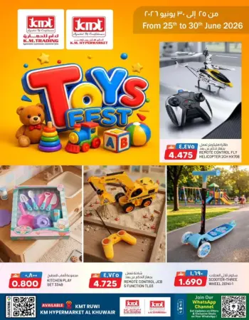 Km trading Oman offers from 25 to 30 June 2026 TOYS FEST DEALS