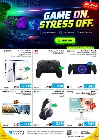 IConnect Qatar offers from 25 June to 1 July 2026 Game on Stress off