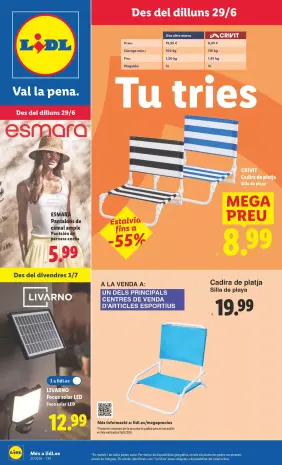 Lidl Spain offers from 29 June to 5 July 2026 Bazaar Deals